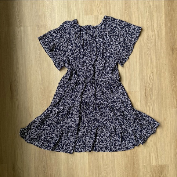 ⭐️Anthropologie Women’s Mini Babydoll Dress with white polka dots 🤍 Size Small - Picture 5 of 10